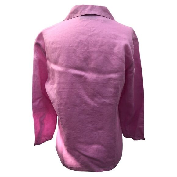 IT’S A New Vision Linen Blouse NWOT - Picture 3 of 8